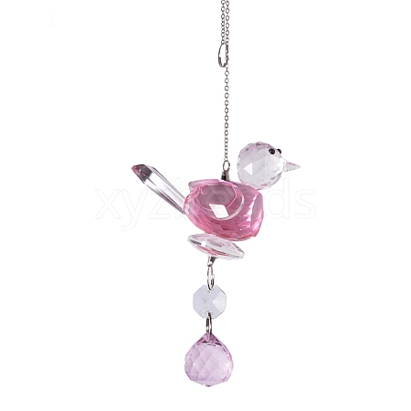 Glass Bird Hanging Ornaments PW-WGC5D11-02-1