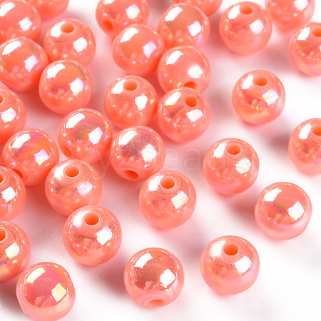 Opaque Acrylic Beads MACR-S370-D10mm-SS2109-1