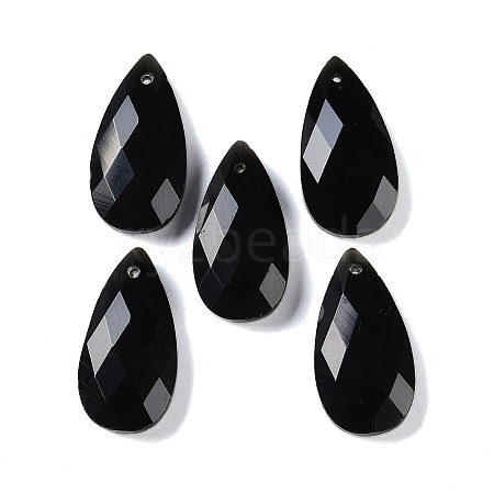 Natural Obsidian Pendants G-C140-05H-1