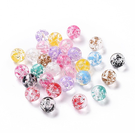 Transparent Acrylic Beads OACR-P011-09K-1