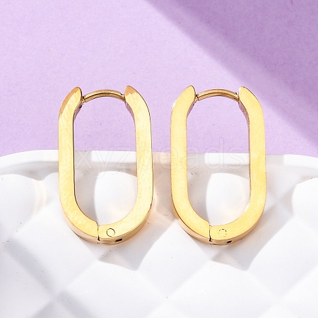304 Stainless Steel Huggie Hoop Earrings STAS-H156-11C-G-1
