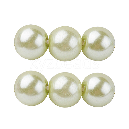 Eco-Friendly Glass Pearl Beads HY-J002-6mm-HX046-1