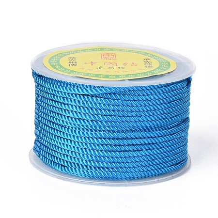 Polyester Milan Cord for DIY Jewelry Craft Making OCOR-F011-D19-1