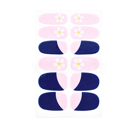 Flower Series Full Cover Nail Decal Stickers MRMJ-T109-WSZ474-1