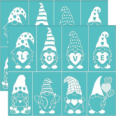 Self-Adhesive Silk Screen Printing Stencil DIY-WH0338-060-1