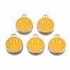 Alloy Enamel Charms ENAM-S121-165C-RS-1