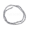 Electroplated Synthetic Non-magnetic Hematite Beads Strands G-H072-C01-01-2