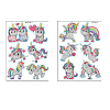 DIY Diamond Painting Sticker Kit UNIC-PW0001-013-1