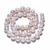 Natural Baroque Pearl Keshi Pearl Beads Strands PEAR-S019-09A-2