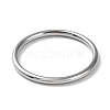 304 Stainless Steel Simple Plain Band Finger Ring for Women Men RJEW-F152-04P-2