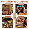 House Shaped Kraft Paper Candy Totes CON-WH0105-01-6