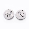 Non-Tarnish 201 Stainless Steel Pendants X-STAS-F231-034P-2