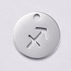 Non-Tarnish 304 Stainless Steel Charms STAS-F246-01E-1