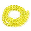 Transparent Glass Beads Strands X-GLAA-T032-T8mm-12-3