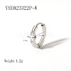 Elegant Stainless Steel Hoop Earrings QA3505-9-1