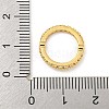 Brass Micro Pave Cubic Zirconia Bead Frame KK-P277-40G-3