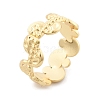 Brass Finger Rings for Women RJEW-B119-08G-4
