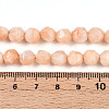 Dyed Natural White Jade Beads Strands G-T139-8mm-46T-5