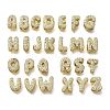 Brass Micro Pave Cubic Zirconia Multi-Strand Links KK-D295-32G-1