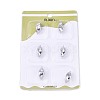 6Pcs Iron Screw Clasps IFIN-T021-02P-2