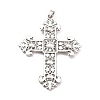 Alloy Rhinestone Big Pendants PALLOY-P278-01AS-2