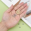 316 Surgical Stainless Steel Rhinestone Spacer Beads X-STAS-L285-001P-02-4