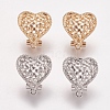 Alloy Stud Earring Findings PALLOY-F201-19-1