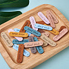 Microfiber Leather Labels DIY-TA0003-15-4