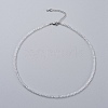 Faceted Glass Beaded Necklaces NJEW-JN02553-09-1