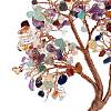 Natural Gemstone Tree Display Decoration DJEW-G027-04RG-02-3