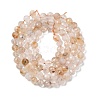Natural Citrine(Heated) Beads Strands G-K366-C11-4mm-3