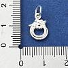 990 Sterling Silver Dragon Charms with Jump Rings STER-M119-07B-S-3