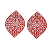430 Stainless Steel Filigree Pendants LS-STAS-S108-12D-2