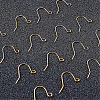 Brass Earring Hooks KK-BC0005-09G-9