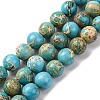 Dyed Natural Regalite/Imperial Jasper/Sea Sediment Jasper Beads Strands G-B124-C03-05-1