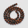 Natural Gemstone Round Bead Strands G-J302-09-4mm-2