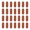 Opaque Acrylic European Beads OACR-TAC0019-006I-2