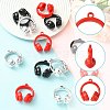 12Pcs 3 Colors Opaque Acrylic Pendants SACR-FS0001-52-2