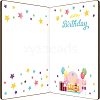 MDF Greeting Card & Paper Envelope with Bowknot AJEW-WH0203-008-2