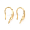 Rack Plating Eco-friendly Brass Earring Hooks KK-D075-09G-RS-1