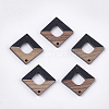 Resin & Walnut Wood Links connectors RESI-S367-15A-1