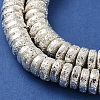 Electroplated Natural Lava Rock Beads Strands G-I360-A03-04-3