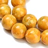 Baking Paint Glass Beads Strands GL-CBA8F4B-02-3