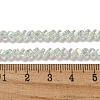 Electroplate Glass Beads Strands GLAA-Q105-04X-3