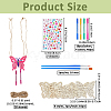 DIY Butterfly Wind Chime Making Kits DIY-FH0010-12-2