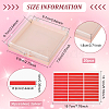 BENECREAT 20Pcs Plastic Nail Art Case CON-BC0007-39-2