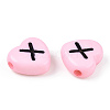 Horizontal Hole Opaque Acrylic Beads LS-X-SACR-Q126-04D-4