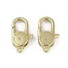 Brass Spring Ring Clasps KK-Z078-03G-1