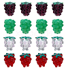 16Pcs 4 Styles Handmade Lampwork Beads LAMP-HS0001-21-1