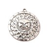 Tibetan Style Alloy Pendants PALLOY-B008-06AS-1